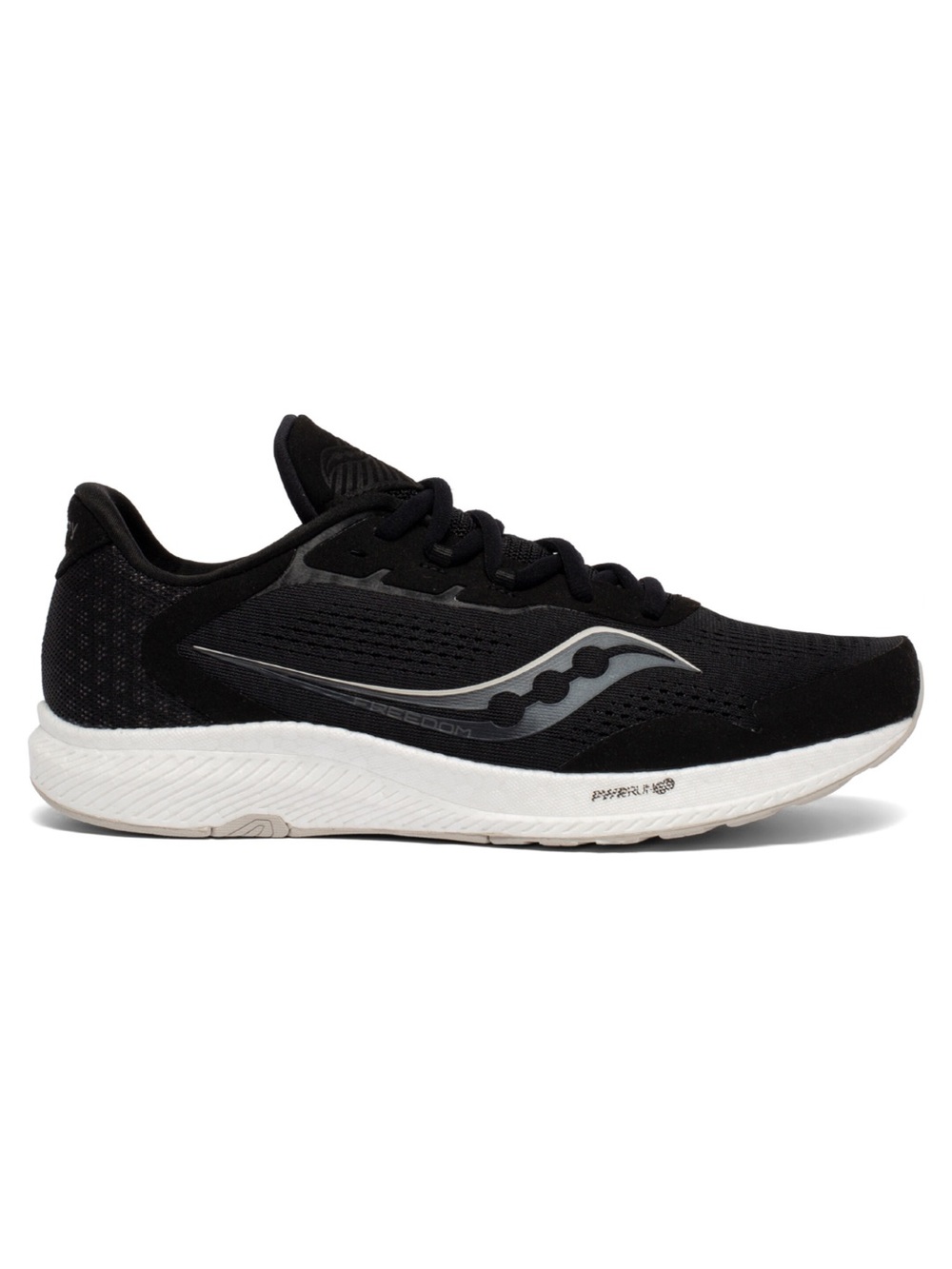 Size 11 Men’s Saucony FREEDOM 4  Black/ White   S20617-45